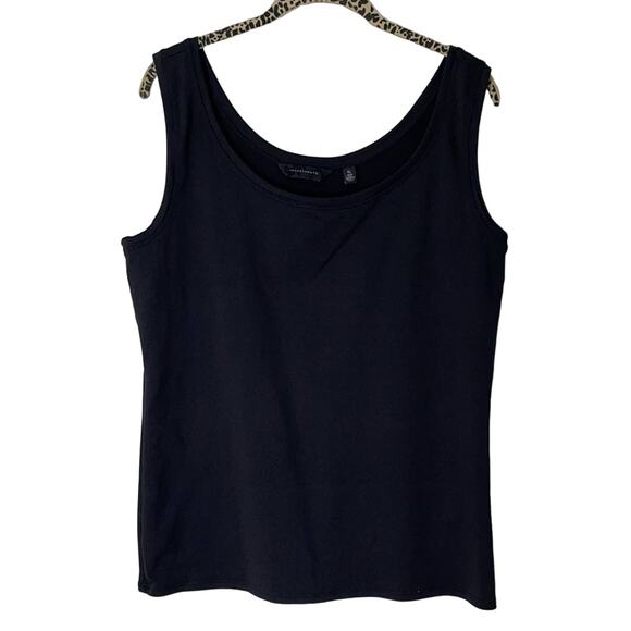 Investments 3/4 Sleeve Geometric Design Cardigan and Black Knit Tank, Ladies XL - Picture 7 of 12